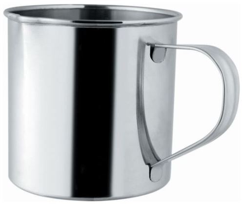 Hrnek 0,5 l, 10 cm, nerez