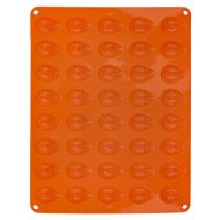 ORION Forma silikónová orechy 40 ks, 33,5 x 26 x 1,2 cm, oranžová ORION Forma silikónová orechy 40 ks, 33,5 x 26 x 1,2 cm, oranžová