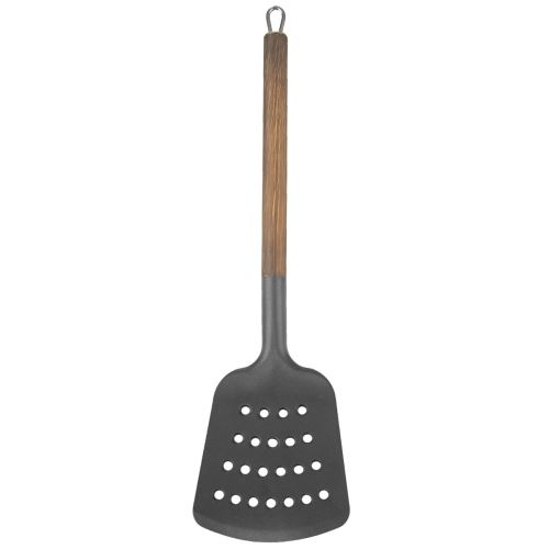 ORION Obracečka s otvory termoplast WOODEN, PBT/nerez
