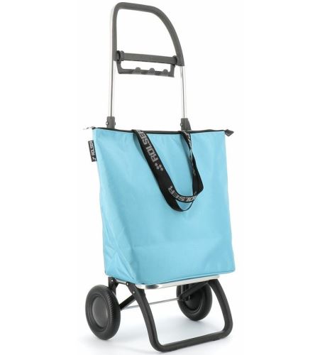ROLSER Nákupní taška MINI BAG MF 2 LOGIC na kolečkách, světle modrá
