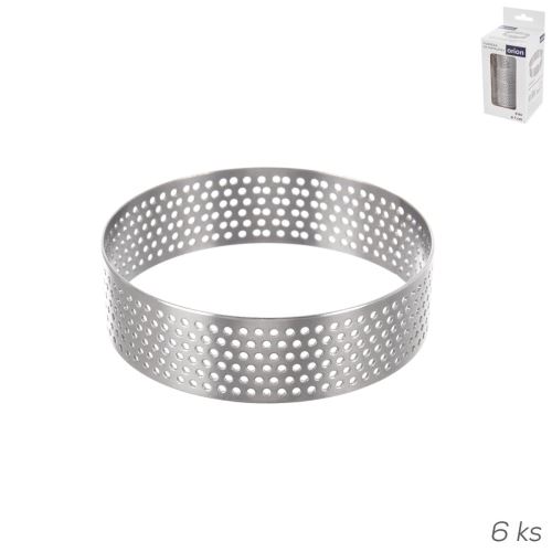 ORION Formička - ráfek na tartaletky pr. 7 cm 6 ks, nerez