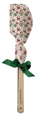 ALVARAK Stěrka kuchyňská 2 ks 32 + 21 cm, silikon/dřevo, vánoční motiv, lízátko/trpaslí_0