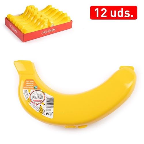 PLASTIC FORTE Dóza na banán, plast