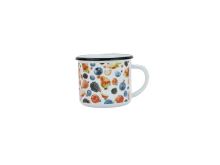 BELIS Hrnček 8 cm 0,35 l, OVOCIE, smalt