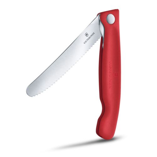 VICTORINOX Skládací svačinový nůž 11 cm Swiss Classic, červený
