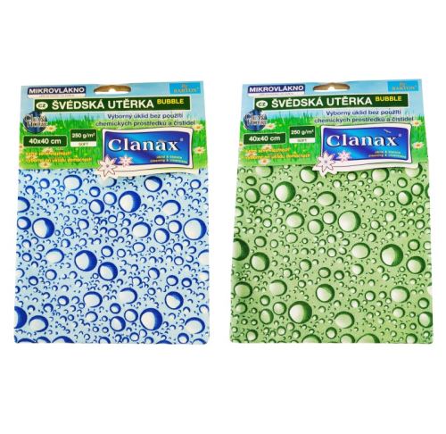 CLANAX Mikrovlákno BUBLINY 40 x 40 cm, 250 g, barvy mix