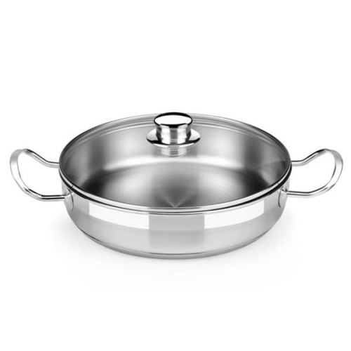 BRA Pánev PROFESSIONAL o 32 cm, výška 7,7 cm, 5,2 l, s poklicí