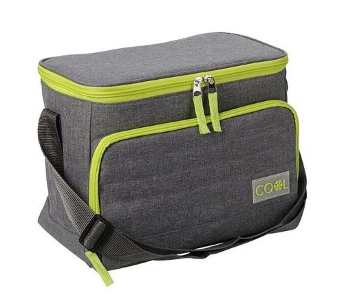 Termo taška 12 l, 31 x 15 x v.23 cm, šedá/zelená