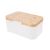 ORION Chlebovka 30 x 19,5  x v.14,5 cm WHITELINE, plech/bambus