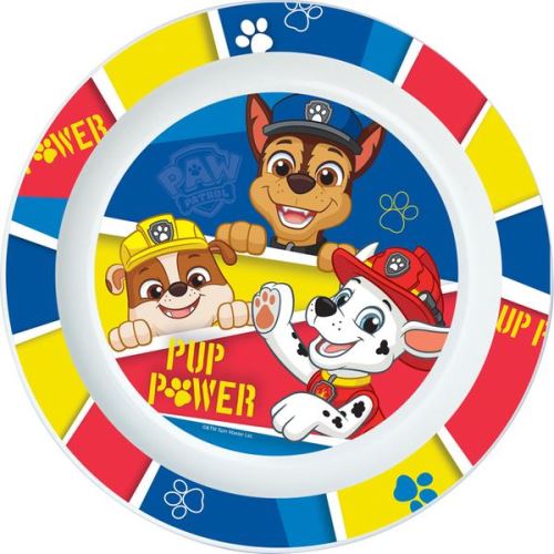 STOR Talíř mělký 22 cm, Tlapková patrola / PAW PATROL modrý, plast