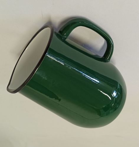 Džbán 2,5 l,  tm. zelený, smalt