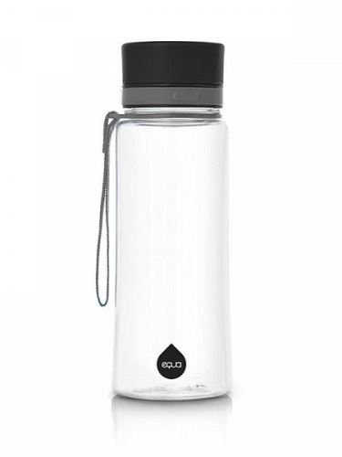 EQUA Lahev na vodu Plain Black 600 ml