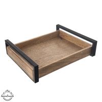 ORION Tácka MANGO 35,5 x 27 cm veľká, drevo/kov