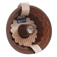 ORION Forma silikonová na bábovku, bábovka, velká, o 23,5 cm, výška 11 cm, hnědá_3 (2)