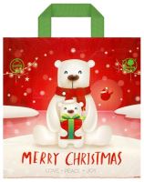 Taška 8 l, lamino, MERRY CHRISTMAS