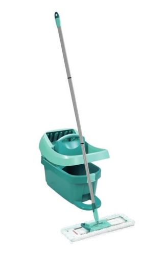 LEIFHEIT Podlahový mop MICRO DUO XL 42 cm s vědrem PROFI s integrovanými kolečky 55096