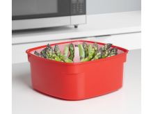 SISTEMA MICROWAVE Napařovací dóza 2,4 l, červená_3 (2)