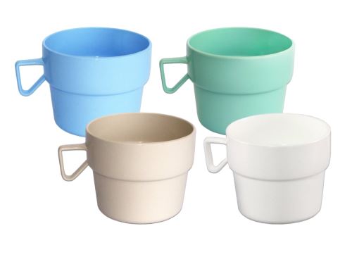 PETRA plast Hrnek stohovatelný 0,25 l, barvy mix