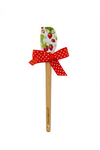 ALVARAK Stěrka kuchyňská 21 cm, silikon/dřevo, jahody