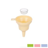 ORION Nálevka 6 cm + sítko, plast, barvy mix