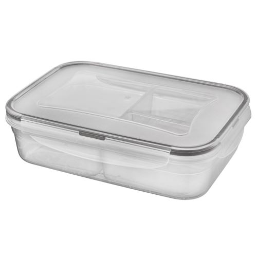 ORION Dóza PRIM 1 l (1 x 0,4 l + 2 x 0,2 l) s klipy, 21 x 15 x 6 cm, dělená
