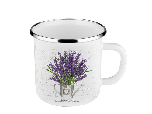 FLORINA Hrnek 9 cm 0,55 l, KYTICE, smalt
